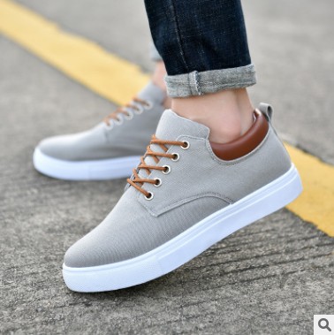 Graykorean Breathable men " s casual canvas sport shoes sneakers