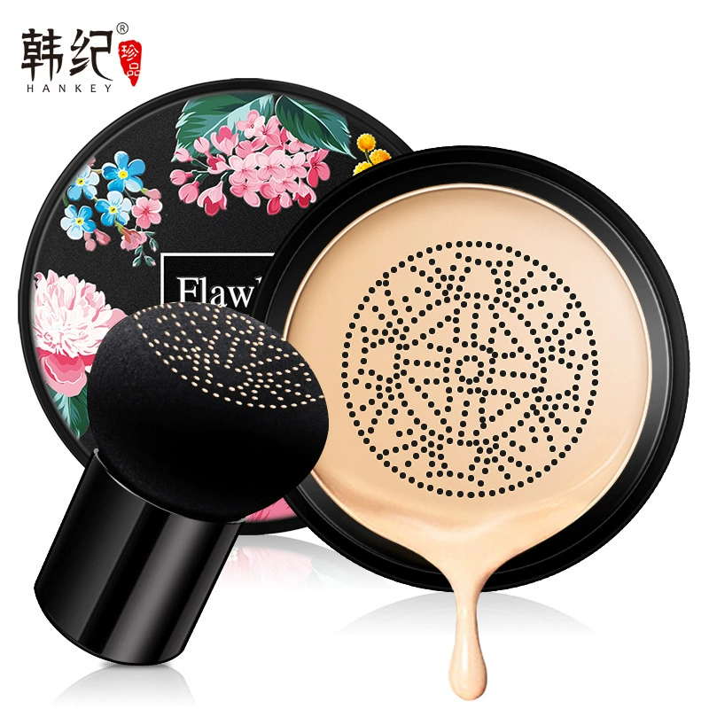 Han Ji Mushroom Cushion Đầu nhỏ BB Cream Kem nền lỏng Che khuyết điểm Cách ly Dưỡng ẩm làm sáng CC Stick Lasting Net Red Chính hãng Nữ - Kem BB