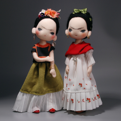 taobao agent LEEDOLL Frida handmade dolls DIY material bag hand sewing baby woolen felt fabric original gift handicon