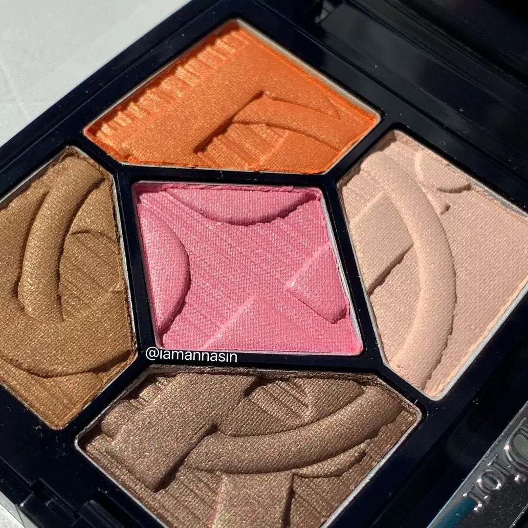 Dior, фуксиевые летние тени для век, (Физические), 2020, Франция