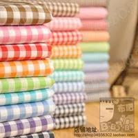 Color Chaoyang 10 Color Group Большая, средняя, ​​маленькая, маленькая и маленькая, 30 -коттон -козовая ткацкая ткацкая решетка Тонкая ручная ручная ручная работа хлопчатобумажная ткань