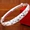 Nhật Bản và Hàn Quốc đơn giản 999 sterling bạc vòng đeo tay nữ mịn mở vòng đeo tay đẩy vòng tay để gửi quà tặng sinh nhật mẹ bạc vòng bạc cho bé