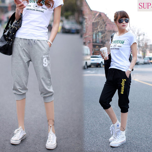 Hàn Quốc phiên bản của triều mùa hè bông mỏng phần thể thao bảy điểm quần short của phụ nữ lỏng lẻo kích thước lớn sinh viên bình thường 7 điểm trong quần