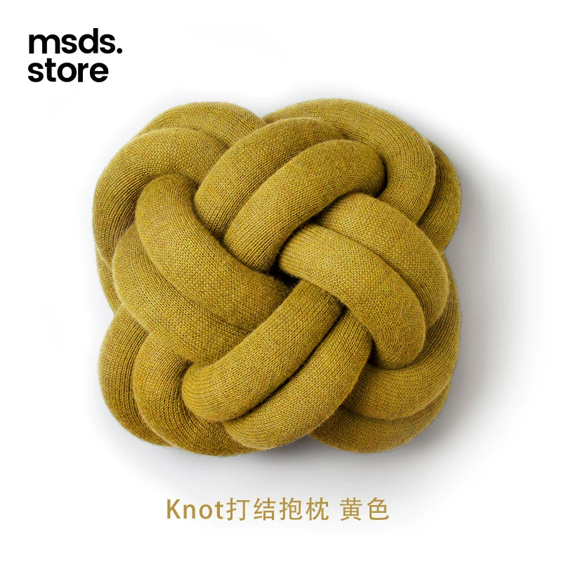 [СУЭд imported Design House Stockholm Knot завязывая подушка для дивана, домашний декоративный подушек]