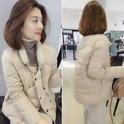 Châu Âu ga 2018 mùa đông mới dành cho nữ Hàng hóa châu Âu phiên bản Hàn Quốc của chiếc áo khoác dày nhỏ thời trang hoang dã - Xuống áo khoác