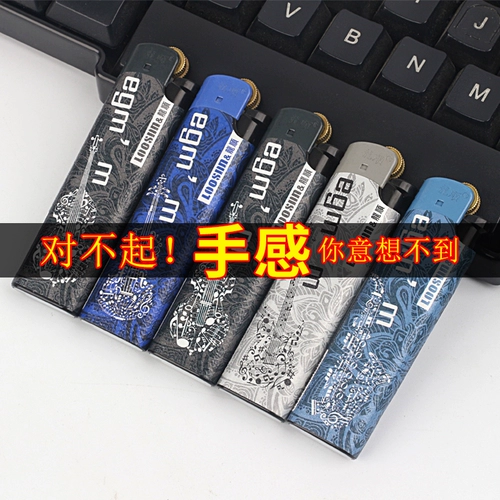 Одноразовая старомодная креативная высококлассная зажигалка с шестернями