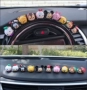 Sáng tạo dễ thương đồ trang trí xe hoạt hình Disney Mickey Minnie 10 búp bê phim hoạt hình xe đặt bàn trang trí - Trang trí nội thất trang tri phong tro