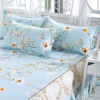 Khăn trải giường bằng vải cotton loại giường đơn bụi che 8 tấm bảo vệ 1 1 5 5 8 1.8 by 2x2.2m mét 2.0 giường Zhuo 	chân váy giường