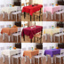 Khách sạn bàn tròn khăn trải bàn vuông bảng vải nhà hàng hình chữ nhật phòng khách nhà bàn cà phê nhỏ khăn trải bàn vuông vải Khăn trải bàn