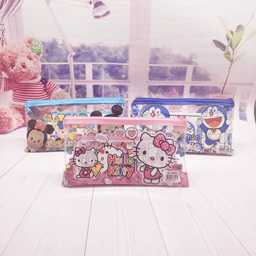 Мультяшный милый пенал с молнией для папок, сумка-чехол, детский комплект для школьников, обучающие канцтовары, подарок на день рождения