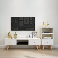 Современный и минималистичный журнальный столик, скандинавский простой телевизор из натурального дерева