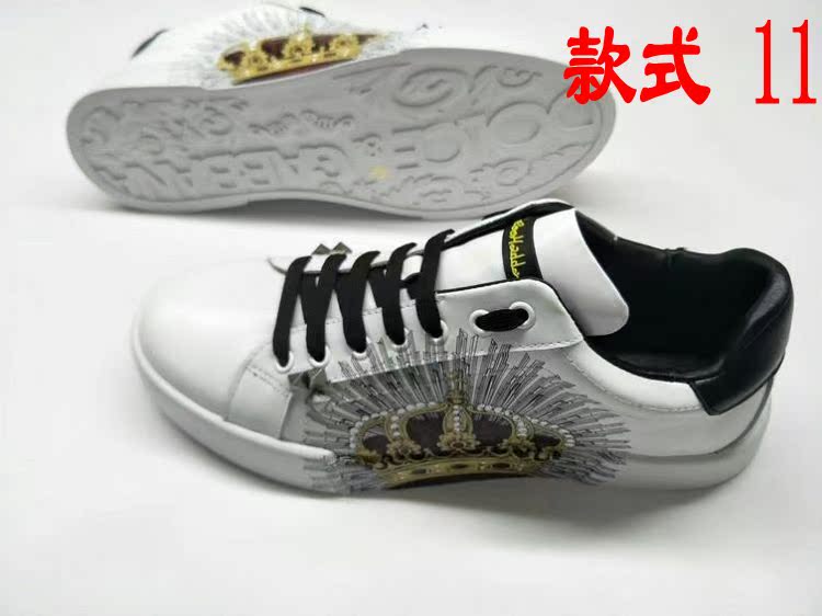 Style (11)European station 2020 new pattern cowhide Round head Frenulum letter leisure time fashion Little white shoes Low Gang men and women shoes Couple shoes