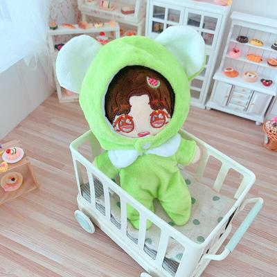 taobao agent Green cotton doll for dressing up, 15cm