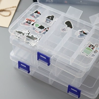 Универсальная бумажная лента, прозрачная пластиковая коробка для хранения, канцтовары, планировщик