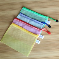 A4 Файл -пакет прозрачный молнии Zipper A3 Grid Tipper A5 File Bag Sag Пластическая сумка данных Студент Студент Сумка для хранения бумаги