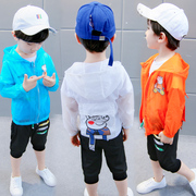 Trẻ em của quần áo chống nắng biến ba lô xã hội người lợn George siêu mỏng thoáng khí ngoài trời bảo vệ UV điều hòa không khí quần áo triều