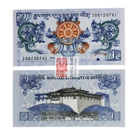 [Châu Á] Tiền giấy mới của UNC Bhutan 1 Nurtrum Ghi chú dài Tiền xu nước ngoài Tiền giấy Trung Quốc tiền xu cổ trung quốc
