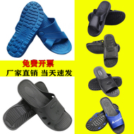 Dép chống tĩnh điện sáu lỗ PVC màu xanh SPU giày không bám bụi cho nam và nữ chống trơn trượt Xăng đan công sở mùa hè chống mài mòn dép tĩnh điện