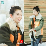 Kính gửi Inn Liu Tao với chiếc áo khoác ngôi sao 2019 Dongdong Gate x2 mỏng và chống mùa ngắn cho nữ. - Xuống áo khoác