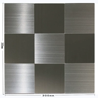 10*10 Горизонтальное и вертикальное правописание из нержавеющей стали