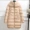 Mát gamma chống mùa giải phóng mặt bằng mùa đông hai lớp cổ áo dài rắn màu slim slimming của phụ nữ xuống áo khoác TB1388
