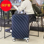 Vỏ xe đẩy đàn hồi bảo vệ túi du lịch bụi che 20 24 28 30 inch hành lý dày chống mài mòn - Vali du lịch