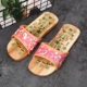 Dép gỗ nam và nữ bình thường guốc nam massage giày gỗ đôi giày gỗ chống trượt mùa hè thủy triều từ dép và dép - Dép