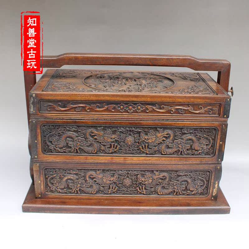 黑檀花梨香樟木雕笑彌勒佛招財創意工藝家居裝飾品開業實木擺件
