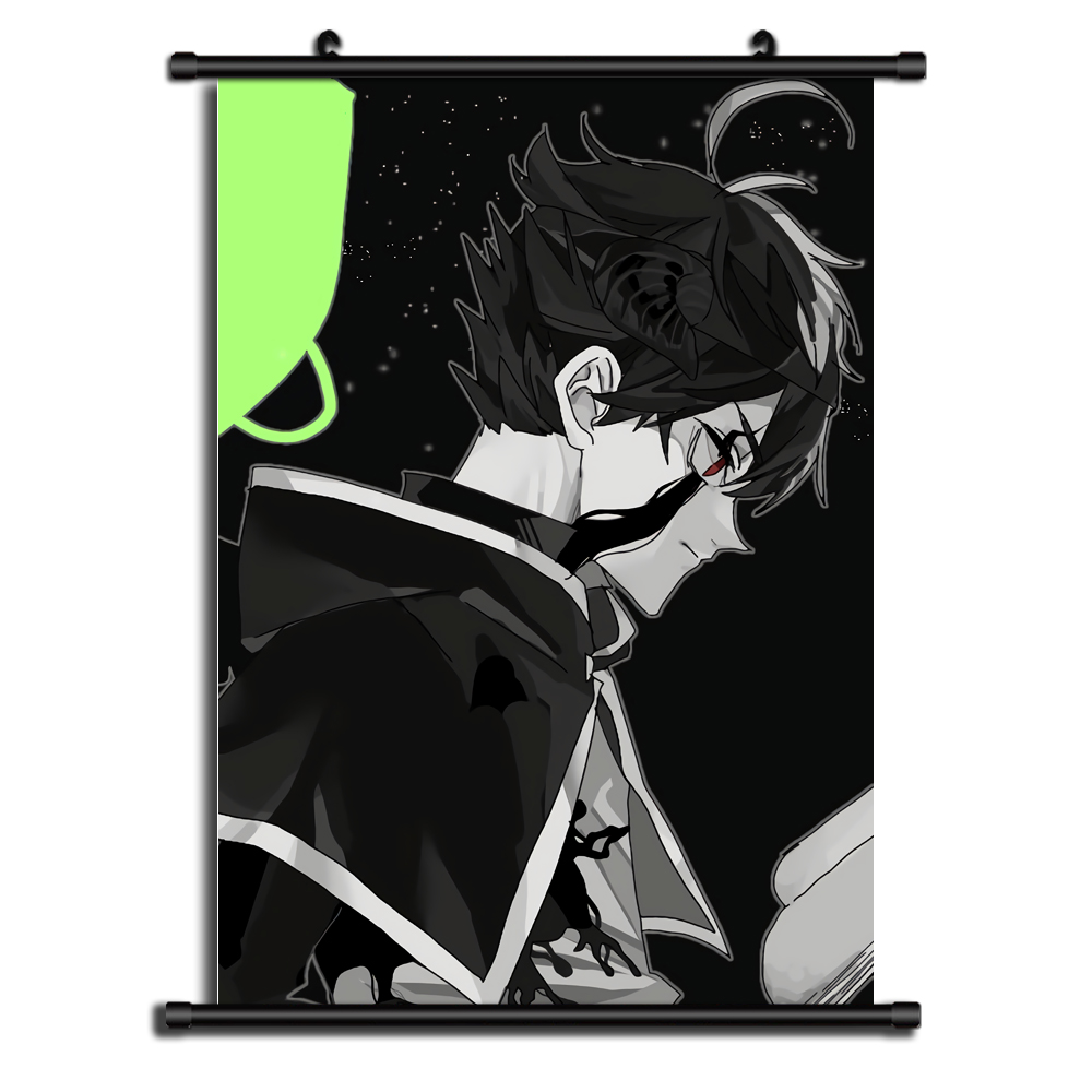 12928Animation surrounding customized black Clover poster mural dormitory bedroom Scroll black clover Hang a picture