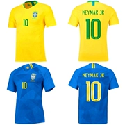 2018 World Cup đội tuyển quốc gia Brazil nhà jersey 10 Nerma Coutinho đi bóng đá phù hợp với quần áo