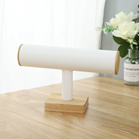 Бамбук и деревянный цилиндр одиночная белая кожа