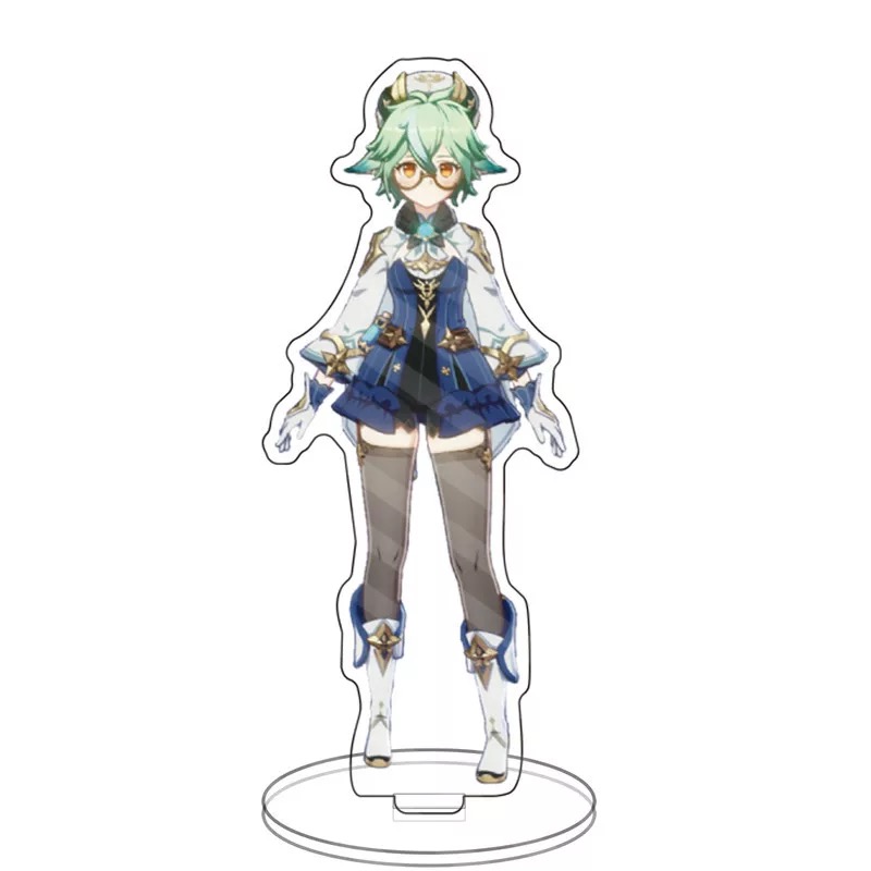 Granulated Sugarprimary god periphery Set up a brand Barbara  Granulated sugar smoke Fei mountain elf Set up a brand transparent Human form Acrylic Ornaments Customizable