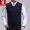 Mùa thu Playboy người đàn ông trung niên của áo len màu rắn vest vest v- cổ áo len áo gi lê trùm đầu cha áo len trung niên