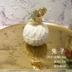 Phong cách Bắc Âu hộp lưu trữ đồ trang sức động vật nhỏ gốm lưu trữ khay khay nhẫn mạ vàng hộp đồ trang sức có nắp - Nhẫn Nhẫn