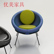 Nội thất tùy chỉnh thiết kế ghế cổ điển phòng chờ ghế đặc biệt kính thép ghế thời trang bát ghế sofa đơn - Đồ nội thất thiết kế