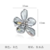 7Do Retro Corsage Hoa pha lê Trâm cao cấp Nữ Hàn Quốc sang trọng Pin Khóa trang trí sáng tạo Phụ kiện phù hợp - Trâm cài Trâm cài