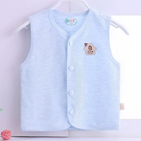 Mùa xuân và mùa thu bé vest mùa hè mỏng bé vest cotton trẻ em vest mùa xuân nam giới và phụ nữ bé màu bông vest shop quần áo trẻ em