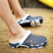 Dép nam giày lỗ của nam giới dép bãi biển giày dép mùa hè và dép nam triều trượt của nam giới và phụ nữ của phụ nữ dép nửa vài