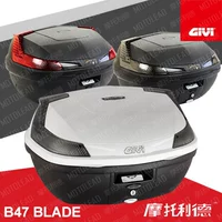 GIVI xe máy thùng thùng thân lớn phổ quát nhanh chóng phát hành 47 lít Quảng Dương đạp thuyền chèo B47 - Xe gắn máy phía sau hộp thùng sau xe máy có tựa lưng