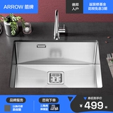 Wrigley Kitchen 304 из нержавеющей стали раковина ручной работы одно одно одно одно одно одно одно одно было нижнее промытое пруд Большой горшок для воды бассейн