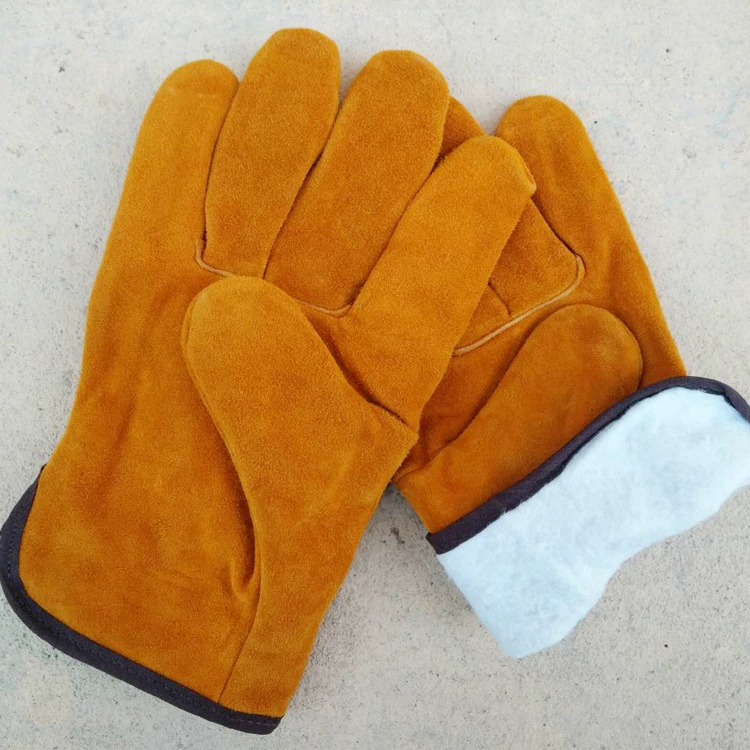 găng tay chịu nhiệt Găng tay hàn da bò găng tay thợ hàn cách nhiệt bền chịu nhiệt độ cao găng tay bảo hộ lao động găng tay cơ khí 