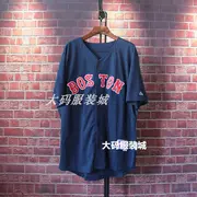 Châu âu và Mỹ đồng phục bóng chày kỹ thuật số ngắn tay hip-hop j đường phố khiêu vũ thể thao lỏng T-Shirt Harajuku BF cardigan lớp quần áo cho nam giới và phụ nữ