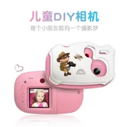Đồ chơi máy ảnh kỹ thuật số của trẻ em có thể chụp ảnh video cậu bé câu đố quà tặng mini vui vẻ máy ảnh DSLR - Máy ảnh kĩ thuật số