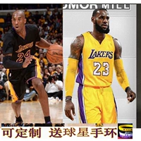 Tùy chỉnh trò chơi đồng phục bóng rổ Kuzma Lakers đồng phục Kobe 24th James 23rd ngắn tay áo jersey phù hợp với nam 	quả bóng rổ adidas	
