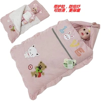 Хлопковый детский спальный мешок для новорожденных с молнией, детское одеяло, увеличенная толщина
