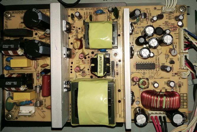 Philips Blue Light DVD Power Amplifier All-in-one HTS5590 93 Power Supply Board LCP108480-0001 Repair