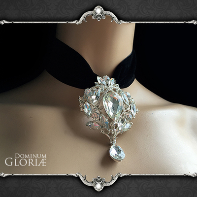 taobao agent Gloria ｜ A retro gem palace Gothic Spring Festival Gala with the same drill brooch high -end jewelry gift