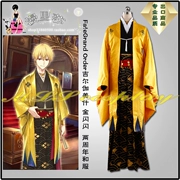 Manly FateGrand Đặt hàng Gilgamesh Gold Sparkle Kỷ niệm 2 năm Trang phục cosplay Cosplay - Cosplay