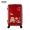 Phim hoạt hình vali nữ phiên bản tiếng Hàn của mạng nhỏ nhỏ màu đỏ xe đẩy trường hợp phổ quát bánh xe dễ thương vali sinh viên hộp mật khẩu - Va li