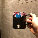 Starbucks, синее элегантное кофейное звездное небо, 2018